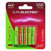 Батарейки Euroelectric щелочные ААА/LR03 1.5V 10шт