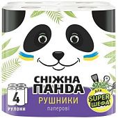 Полотенца бумажные Снежная панда 4шт