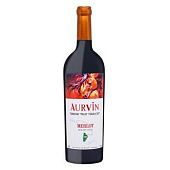 Вино Aurvin Merlot Terroir Prut Terraces красное сухое 13,5% 0,75л