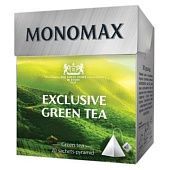 Чай зеленый Monomax Exclusive Green в пирамидках 1,5г х 20шт