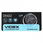 Батарейка Videx литиевая CR1632 1шт