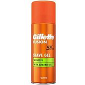 Гель для бритья Gillette Fusion чувствительная кожа 75мл