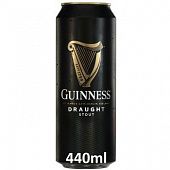 Пиво Guinness Draught темное 4,2% 0,44л