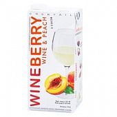 Напиток винный WineBerry Персик білий 7,8% 1л