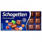 Шоколад молочный Schogetten с нугой 100г