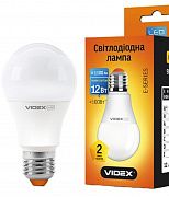 Лампа светодиодная Videx A60е 12W E27 K3000