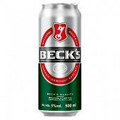 Пиво Beck's светлое 5% 0,5л