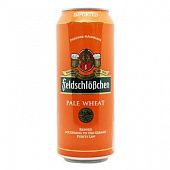 Пиво Feldschlobscen Pale Wheat светлое пшеничное нефильтрованное 5% 0,5л