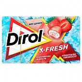 Резинка жевательная Dirol X-Fresh клубничная свежесть 18г