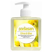 Мыло жидкое Sodasan Organic с цитрусовой и оливковым маслами 300мл