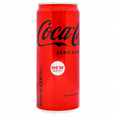 Напиток газированный Coca-Cola Zero 0,33л