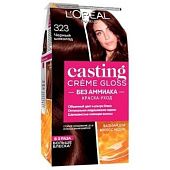 Краска-уход для волос L'Oreal Paris Casting Creme Gloss 323 Черный шоколад без аммиака
