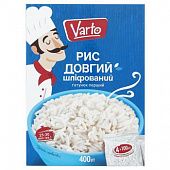 Рис Varto длинный шлифованный в пакетиках 4шт х 100г