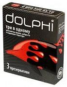 Презервативы Dolphi 3 в 1 3шт