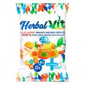 Карамель Tayas HerbalVit c фруктовым наполнителем и витаминами 90г