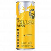 Напиток энергетический Red Bull Yellow Edition со вкусом тропических фруктов 250мл
