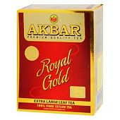 Чай черный Akbar Royal Gold цейлонский особо крупнолистовой 80г
