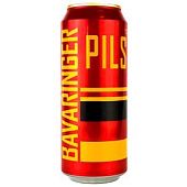 Пиво Bavaringer Pils светлое фильтрованное 4,8% 0,5л
