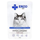 Корм влажный Enzo Vet гипоаллергенный с ягненком для кошек с чувствительным пищеварением 100г