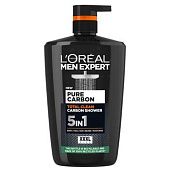 Гель для душа L'oreal Paris Men Expert Pure Carbon 5в1 1л