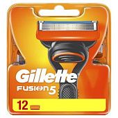 Картриджи для бритья Gillette Fusion 5 12шт