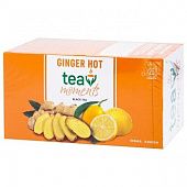 Чай черный Tea Moments Ginger Hot с лимоном и имбирем 1,7г*25шт