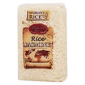 Рис World's Rice шлифованный длиннозерный 1кг