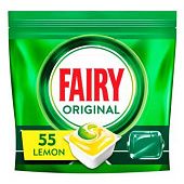 Капсулы для посудомоечной машины Fairy Original All in One Lemon 55шт