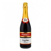 Вино игристое Fratelli Fragolino Rosso красное полусладкое 6-6,9% 0,75л
