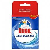 Подвесной очиститель для унитаза Duck Aqua Синий 4в1  2x40g