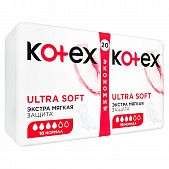 Прокладки Kotex Ультра Нормал мягкая поверхность 20шт