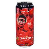 Пиво Forever La Tomatina светлое нефильтрованное 4,5% 0,5л