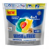 Капсулы для стирки Wash&Free 4in1 Universal с хозяйственным мылом 25шт