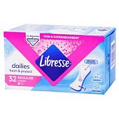 Прокладки ежедневные Libresse Dailies Fresh&Protect Regular 32шт