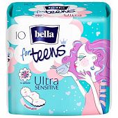 Прокладки гигиенические Bella for Teens Ultra Sensitive Extra Soft 10шт