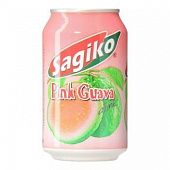 Напиток Sagiko со вкусом розовой гуавы 320мл