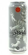 Напиток King's Bridge Gin & Tonic слабоалкогольный 7% 0,5л