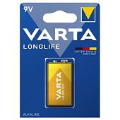 Батарейка VARTA Longlife Alkaline 6LR61 BLI 1шт