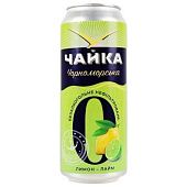 Пиво Чайка Черноморская Лимон-лайм безалкогольное 0,5л