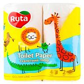 Туалетная бумага Ruta Kids 2-слойная 4шт