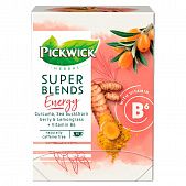 Чай травяной Pickwick Super Blends Energy лемонграсс-опилка-куркума-витамин В6 в пакетиках 15х1,5г