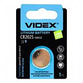 Батарейка Videx литиевая CR2025 1шт