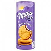 Печенье Milka Choco Pause сэндвич с шоколадной начинкой 260г