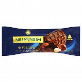 Мороженое Рудь Millennium молочный шоколад-фундук эскимо 80г