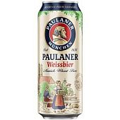 Пиво Paulaner Hefe-Weissbier светлое 5,5% 0,5л