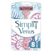 Бритвы Gillette Simply Venus 3 одноразовые 8шт