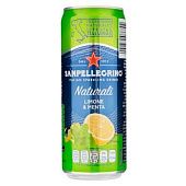 Напиток газированный Sanpellegrino Лимон-мята 0,33л