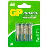 Батарейки GP Greencell 1,5V AAA 4шт