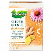 Чай травяной Pickwick Super Blends Immunity имбирь-эхинацея-лимонная вербена-витамин C в пакетиках 15х1,5г