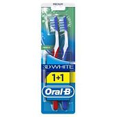 Зубная щетка Oral-B 3D White Fresh Medium 2шт